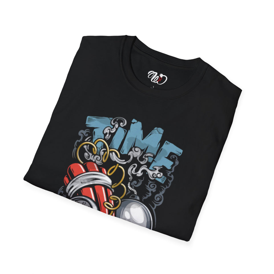 Time Bomb Graphic Tee – Retro Cartoon Dynamite Shirt
