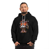 Street Art Skull Hoodie - Retro Sunglasses Graffiti Graphic Fashion Hoodie