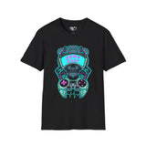 Gamer Skull T-Shirt — Retro Neon 'Game Over' Graphic Tee