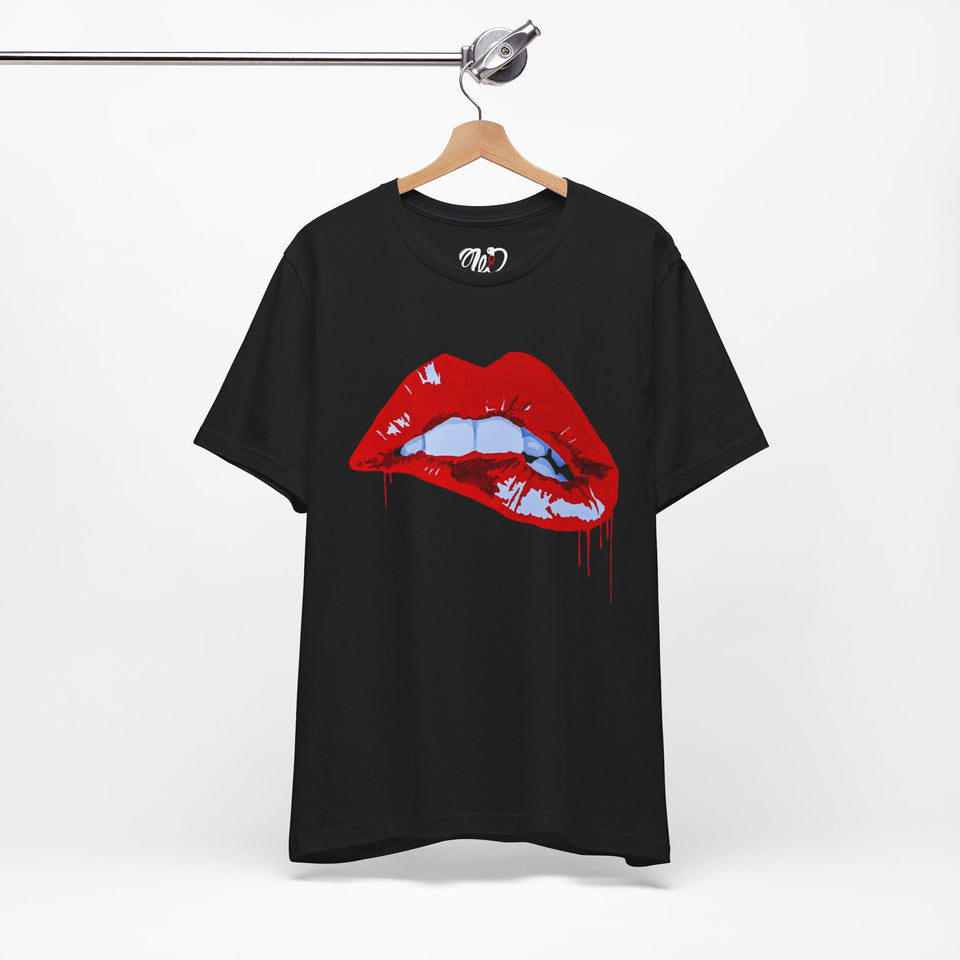 Graphic Tee — Red Dripping Lips Tee
