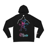 Neon Minnie Graphic Hoodie — Colorful Retro Mouse Pullover