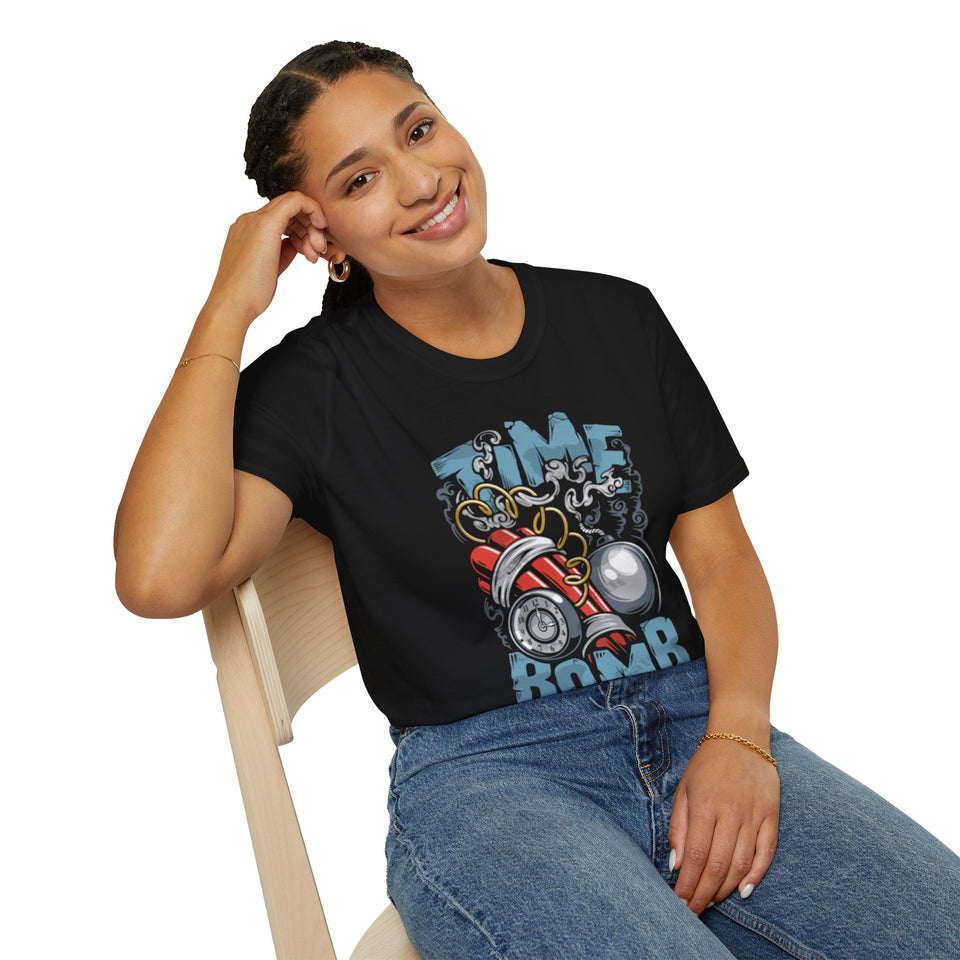 Time Bomb Graphic Tee – Retro Cartoon Dynamite Shirt
