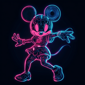 Neon Minnie